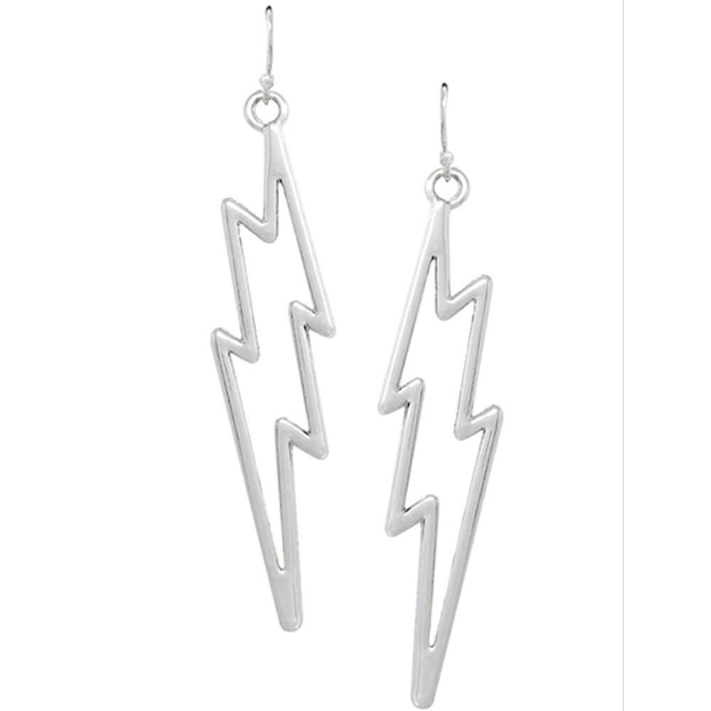 Lightening Cutout Earrings